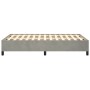 Estructura de cama de terciopelo gris claro 120x200 cm de vidaXL, Camas y somieres - Ref: Foro24-347312, Precio: 118,33 €, De...