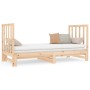 Sofá cama extraíble madera maciza de pino 2x(90x190) cm de vidaXL, Camas y somieres - Ref: Foro24-3124767, Precio: 176,79 €, ...