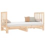 Sofá cama extraíble madera maciza de pino 2x(90x190) cm de vidaXL, Camas y somieres - Ref: Foro24-3124767, Precio: 176,79 €, ...