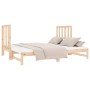 Sofá cama extraíble madera maciza de pino 2x(90x190) cm de vidaXL, Camas y somieres - Ref: Foro24-3124767, Precio: 176,79 €, ...