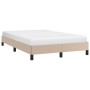 Estructura de cama de cuero sintético capuchino 120x200 cm de vidaXL, Camas y somieres - Ref: Foro24-346897, Precio: 117,38 €...