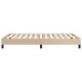 Estructura de cama de cuero sintético capuchino 120x200 cm de vidaXL, Camas y somieres - Ref: Foro24-346897, Precio: 117,38 €...
