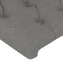 Bed frame with headboard in dark gray fabric 120x200 cm by vidaXL, Beds and slatted bases - Ref: Foro24-3125285, Price: 164,1...