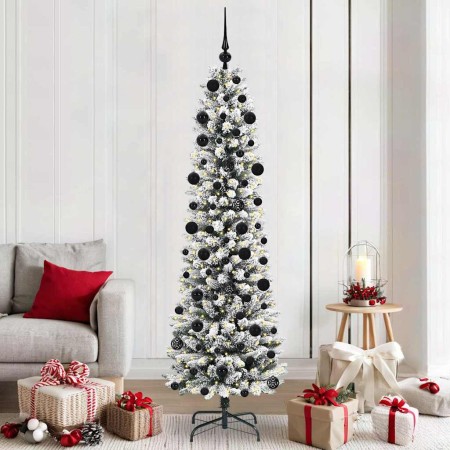 Árbol de Navidad artificial 210 cm PVC, Metal y Plástico en Decoración Festiva y Estacional | Comprar online en Foru.es