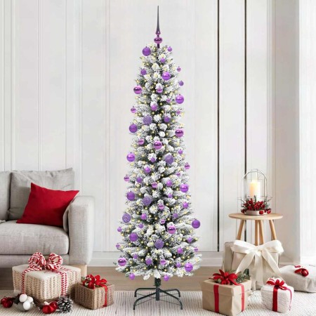 Árbol de Navidad artificial 210 cm PVC, Metal y Plástico en Decoración Festiva y Estacional | Comprar online en Foru.es