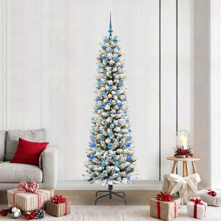 Árbol de Navidad artificial 210 cm PVC, Metal y Plástico en Decoración Festiva y Estacional | Comprar online en Foru.es