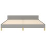 Estructura de cama con cabecero gris claro tela 180x200 cm de vidaXL, Camas y somieres - Ref: Foro24-347431, Precio: 143,05 €...
