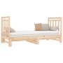 Sofá cama extraíble madera maciza de pino 2x(90x190) cm de vidaXL, Camas y somieres - Ref: Foro24-3124772, Precio: 177,60 €, ...