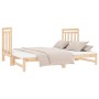 Sofá cama extraíble madera maciza de pino 2x(90x190) cm de vidaXL, Camas y somieres - Ref: Foro24-3124772, Precio: 177,60 €, ...