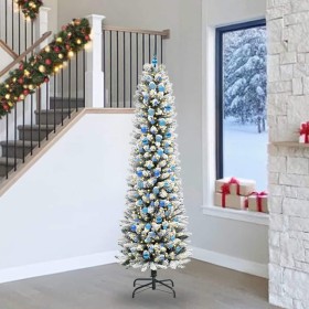 Árbol de Navidad artificial 240 cm PVC, Metal y Plástico en Decoración Festiva y Estacional | Comprar online en Foru.es