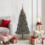 Árbol de Navidad Artificial Pre-iluminado con Juego de Bolas en Decoración Festiva y Estacional | Comprar online en Foru.es