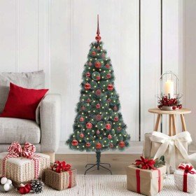 Árbol de Navidad Artificial Pre-iluminado con Juego de Bolas en Decoración Festiva y Estacional | Comprar online en Foru.es