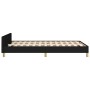 Estructura de cama con cabecero de tela negro 120x200 cm de vidaXL, Camas y somieres - Ref: Foro24-3125043, Precio: 182,42 €,...