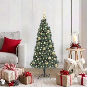 Árbol de Navidad artificial preiluminado con set de bolas Verde en Decoración Festiva y Estacional | Comprar online en Foru.es
