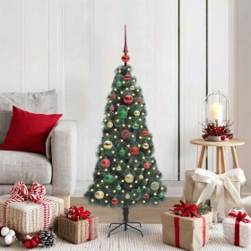 Árbol de Navidad Artificial Preiluminado con Conjunto de Bolas en Decoración Festiva y Estacional | Comprar online en Foru.es