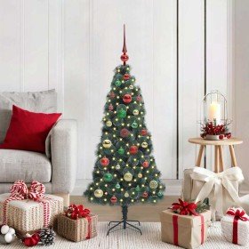Árbol de Navidad Artificial Preiluminado con Conjunto de Bolas en Decoración Festiva y Estacional | Comprar online en Foru.es