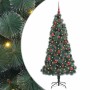 Árbol de Navidad artificial iluminado con set de bolas 150 cm en Decoración Festiva y Estacional | Comprar online en Foru.es