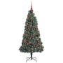 Árbol de Navidad artificial iluminado con set de bolas 150 cm en Decoración Festiva y Estacional | Comprar online en Foru.es