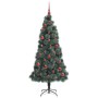 Árbol de Navidad artificial iluminado con set de bolas 150 cm en Decoración Festiva y Estacional | Comprar online en Foru.es