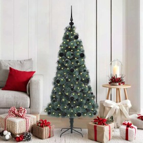 Árbol de Navidad Artificial Preiluminado con Juego de Bolas PET en Decoración Festiva y Estacional | Comprar online en Foru.es
