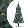 Árbol de Navidad artificial iluminado con juego de bolas 150 cm en Decoración Festiva y Estacional | Comprar online en Foru.es