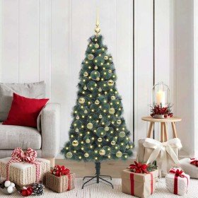 Árbol de Navidad Artificial Pre-iluminado con Juego de Bolas en Decoración Festiva y Estacional | Comprar online en Foru.es