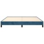 Estructura de cama de terciopelo azul 160x200 cm de vidaXL, Camas y somieres - Ref: Foro24-346986, Precio: 109,88 €, Descuent...