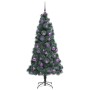 Árbol de Navidad Artificial Preiluminado con Set de Bolas Verde en Decoración Festiva y Estacional | Comprar online en Foru.es