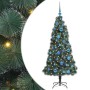 Árbol de Navidad artificial preiluminado con set de bolas Verde en Decoración Festiva y Estacional | Comprar online en Foru.es