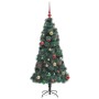 Árbol de Navidad artificial preiluminado con set de bolas Verde en Decoración Festiva y Estacional | Comprar online en Foru.es