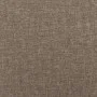 Bed frame with headboard in taupe gray fabric 120x200 cm by vidaXL, Beds and slatted bases - Ref: Foro24-3125288, Price: 193,...
