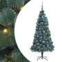 Árbol de Navidad artificial preiluminado con conjunto de bolas en Decoración Festiva y Estacional | Comprar online en Foru.es