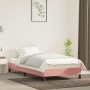 Estructura de cama de terciopelo rosa 80x200 cm de vidaXL, Camas y somieres - Ref: Foro24-346945, Precio: 74,27 €, Descuento: %