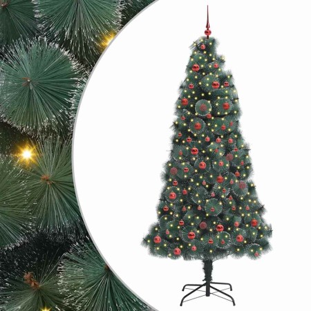 Árbol de Navidad Artificial Pre-iluminado con Juego de Bolas en Decoración Festiva y Estacional | Comprar online en Foru.es