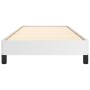 Estructura de cama de cuero sintético blanco 90x200 cm de vidaXL, Camas y somieres - Ref: Foro24-346881, Precio: 77,11 €, Des...