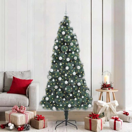 Árbol de Navidad artificial preiluminado con juego de bolas PET en Decoración Festiva y Estacional | Comprar online en Foru.es