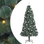 Árbol de Navidad artificial iluminado con juego de bolas 210 cm en Decoración Festiva y Estacional | Comprar online en Foru.es