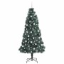 Árbol de Navidad artificial iluminado con juego de bolas 210 cm en Decoración Festiva y Estacional | Comprar online en Foru.es