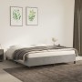 Estructura de cama de terciopelo gris claro 160x200 cm de vidaXL, Camas y somieres - Ref: Foro24-347330, Precio: 129,43 €, De...