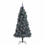 Árbol de Navidad artificial preiluminado con set de bolas Verde en Decoración Festiva y Estacional | Comprar online en Foru.es