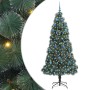 Árbol de Navidad Artificial Pre-iluminado con Juego de Bolas en Decoración Festiva y Estacional | Comprar online en Foru.es