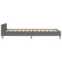 Estructura de cama con cabecero de tela gris oscuro 90x190 cm de vidaXL, Camas y somieres - Ref: Foro24-3125342, Precio: 167,...
