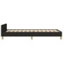 Estructura de cama con cabecero de tela negro 80x200 cm de vidaXL, Camas y somieres - Ref: Foro24-3125011, Precio: 126,82 €, ...