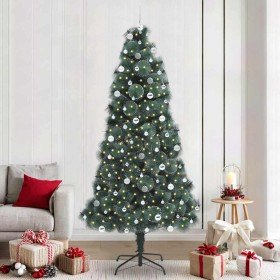 Árbol de Navidad artificial preiluminado con juego de bolas PET en Decoración Festiva y Estacional | Comprar online en Foru.es