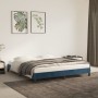 Estructura de cama de terciopelo azul 180x200 cm de vidaXL, Camas y somieres - Ref: Foro24-346992, Precio: 113,93 €, Descuent...