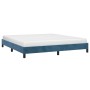 Estructura de cama de terciopelo azul 180x200 cm de vidaXL, Camas y somieres - Ref: Foro24-346992, Precio: 113,93 €, Descuent...