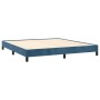 Estructura de cama de terciopelo azul 180x200 cm de vidaXL, Camas y somieres - Ref: Foro24-346992, Precio: 113,93 €, Descuent...