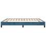 Estructura de cama de terciopelo azul 180x200 cm de vidaXL, Camas y somieres - Ref: Foro24-346992, Precio: 113,93 €, Descuent...