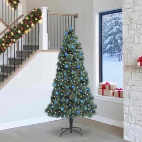 Árbol de Navidad artificial preiluminado con juego de bolas PET en Decoración Festiva y Estacional | Comprar online en Foru.es