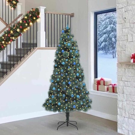 Árbol de Navidad artificial preiluminado con juego de bolas PET en Decoración Festiva y Estacional | Comprar online en Foru.es